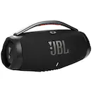 Pague com Carnê Digital e Ganhe desconto Caixa de Som Portátil JBL Boombox 3 Preto com Bluetooth e À Prova D'água - 180